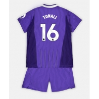 Camiseta Tottenham Hotspur Sandro Tonali #16 Tercera Equipación Replica 2026-27 para niños mangas cortas (+ Pantalones cortos)